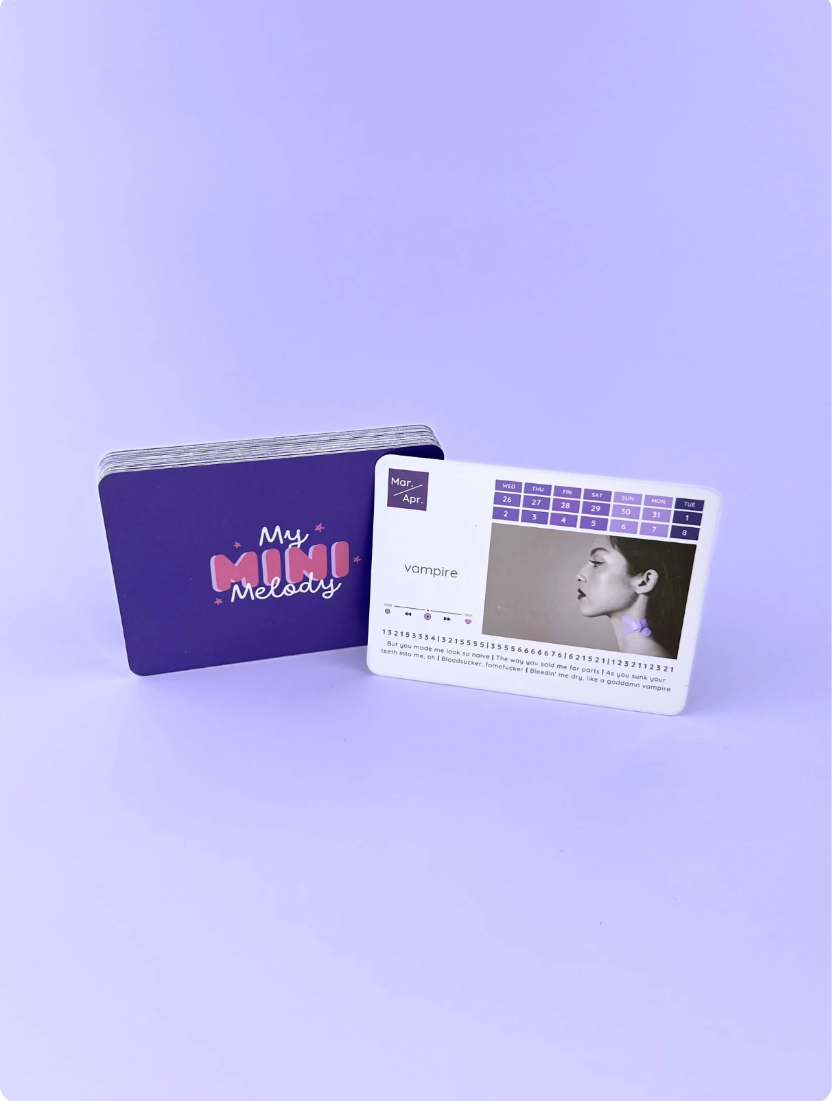 Artist Song Cards