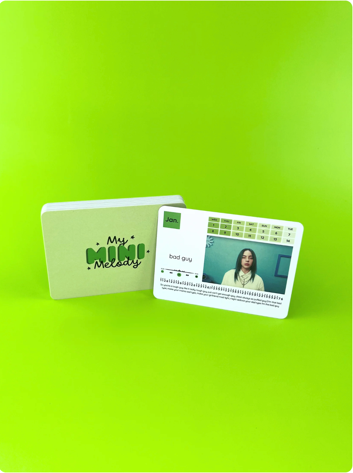 Artist Song Cards