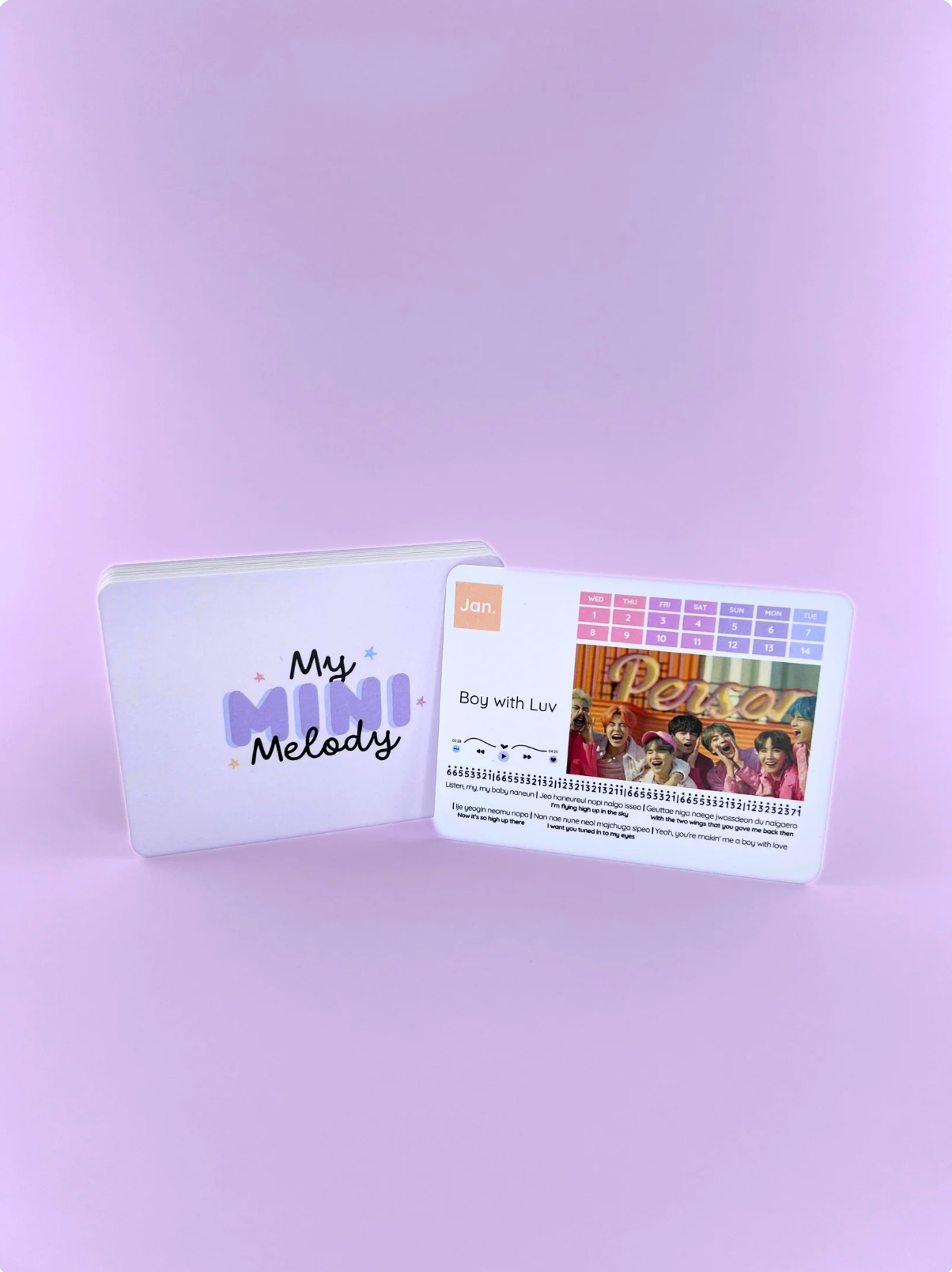 Artist Song Cards