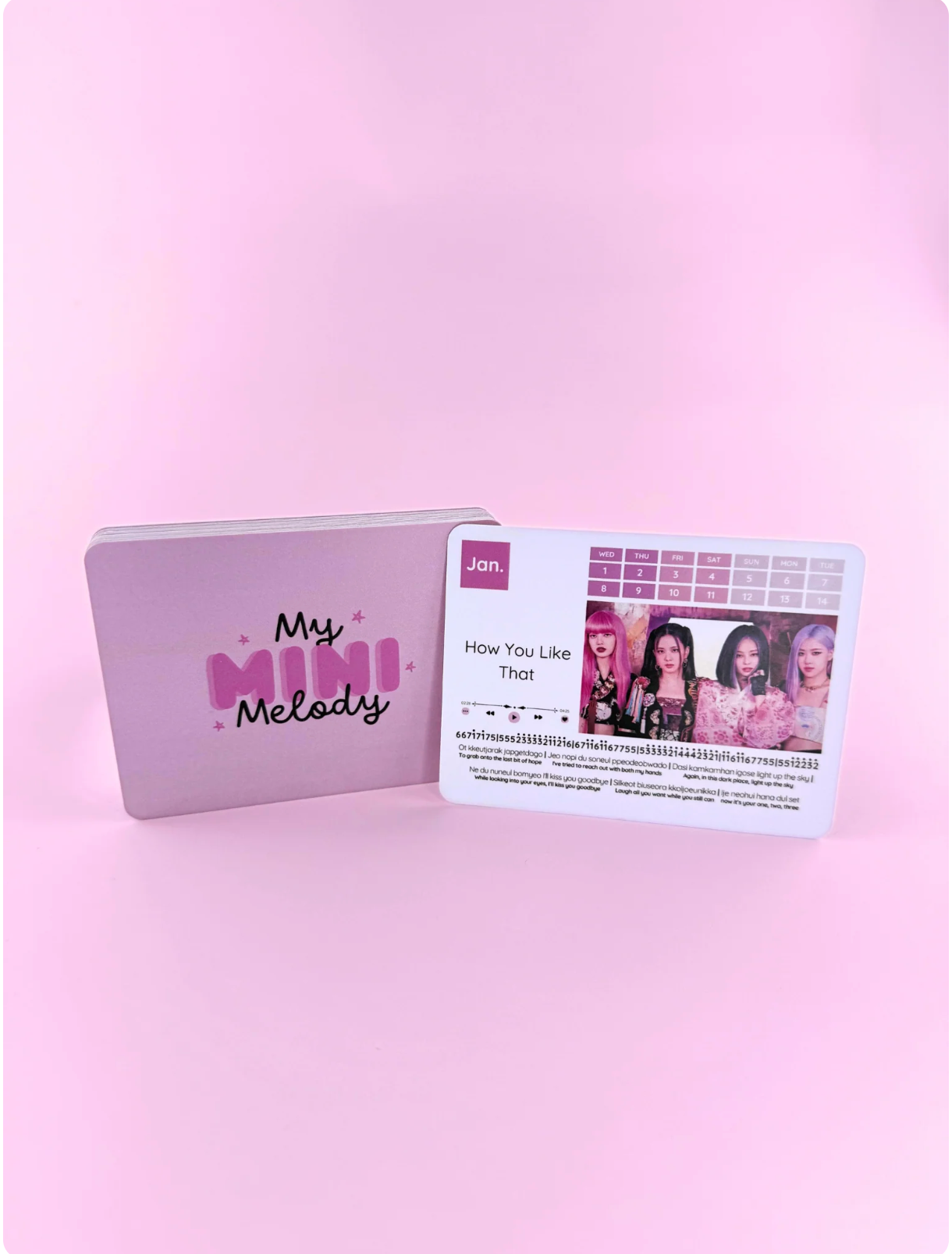 Artist Song Cards