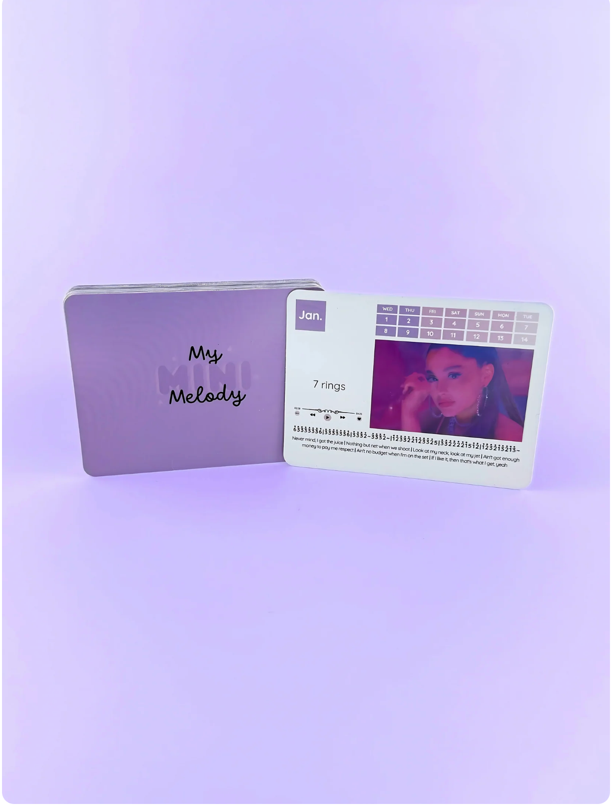 Ariana Grande Piano Calendar 2026